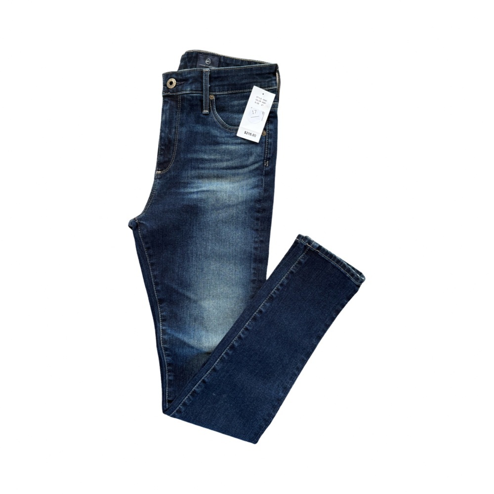 AG Adriano Goldschmied Farrah High Rise Skinny Ankle Denim Jeans NWT Size 27 - Picture 3 of 6